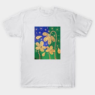 Gold Flowers T-Shirt